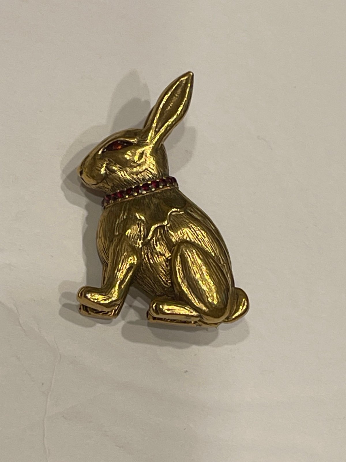 Vintage Metropolitan Museum of Art MAd Rabbit Brooch