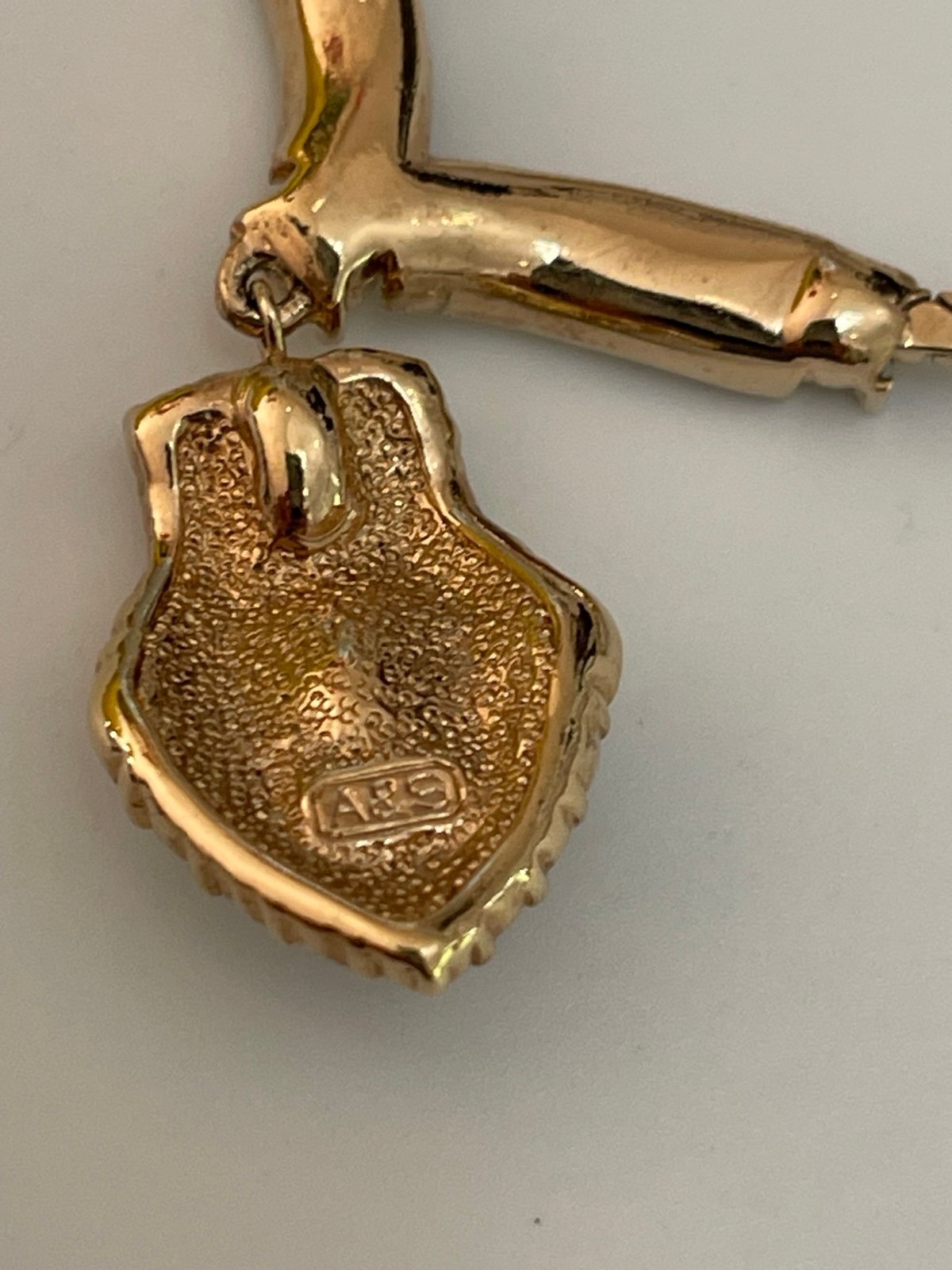 Attwood & Sawyer 22ct Gold-Plated Swarovski Necklace