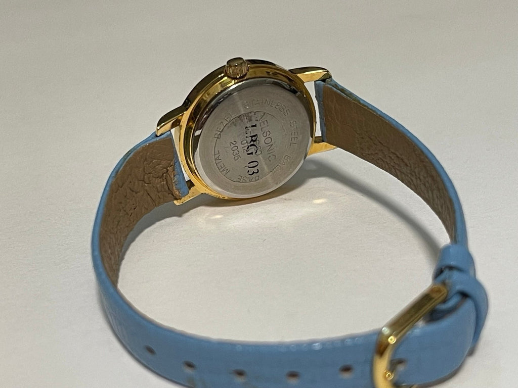Beautiful Waltham Gold-Tone Roman Numeral Bezel Ladies Watch