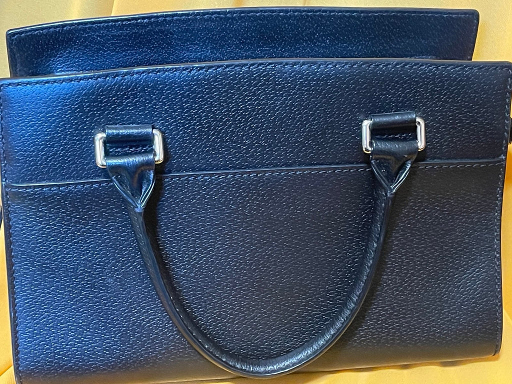 Kate Spade Cameron Black Leather Satchel Crossbody Bag + Cardholder Set
