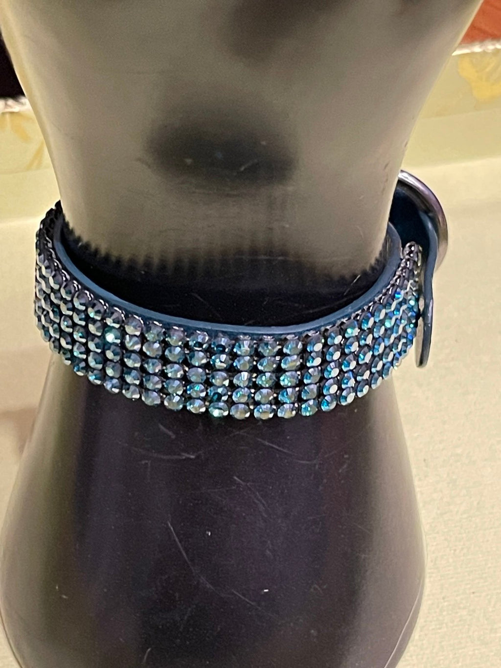 Daniel Swarovski Paris Crystal Leather Wrap Bracelet