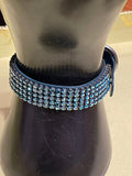 Daniel Swarovski Paris Crystal Leather Wrap Bracelet