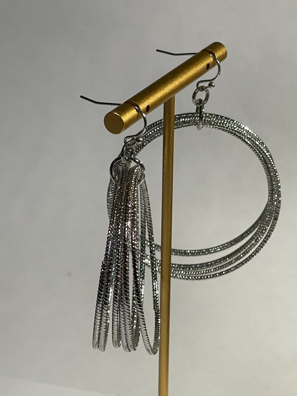 Thalia Sodi Silvertone Hoop EarringsNever Worn