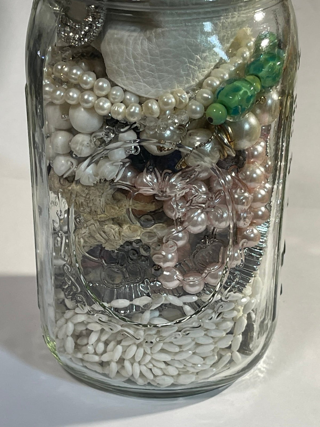 Wearable Quart Mason Mystery Jar Costume Jewelry Lot