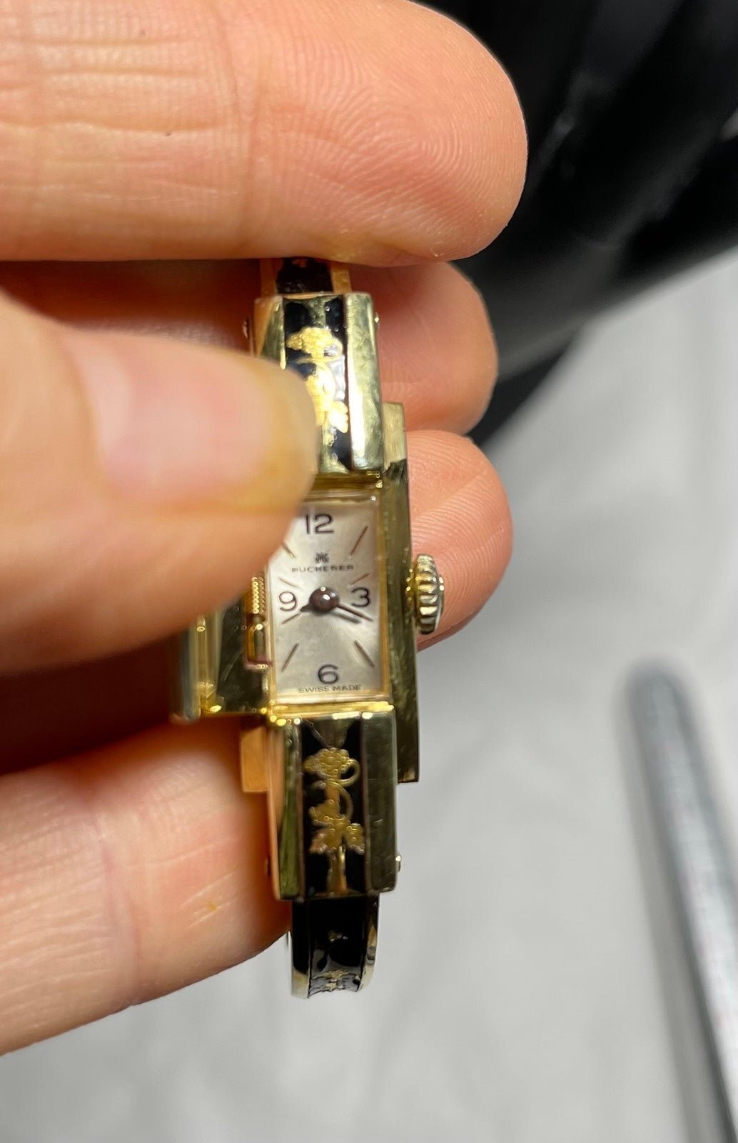 Vintage Bucherer 17Jewels Gold Plated Mechanical