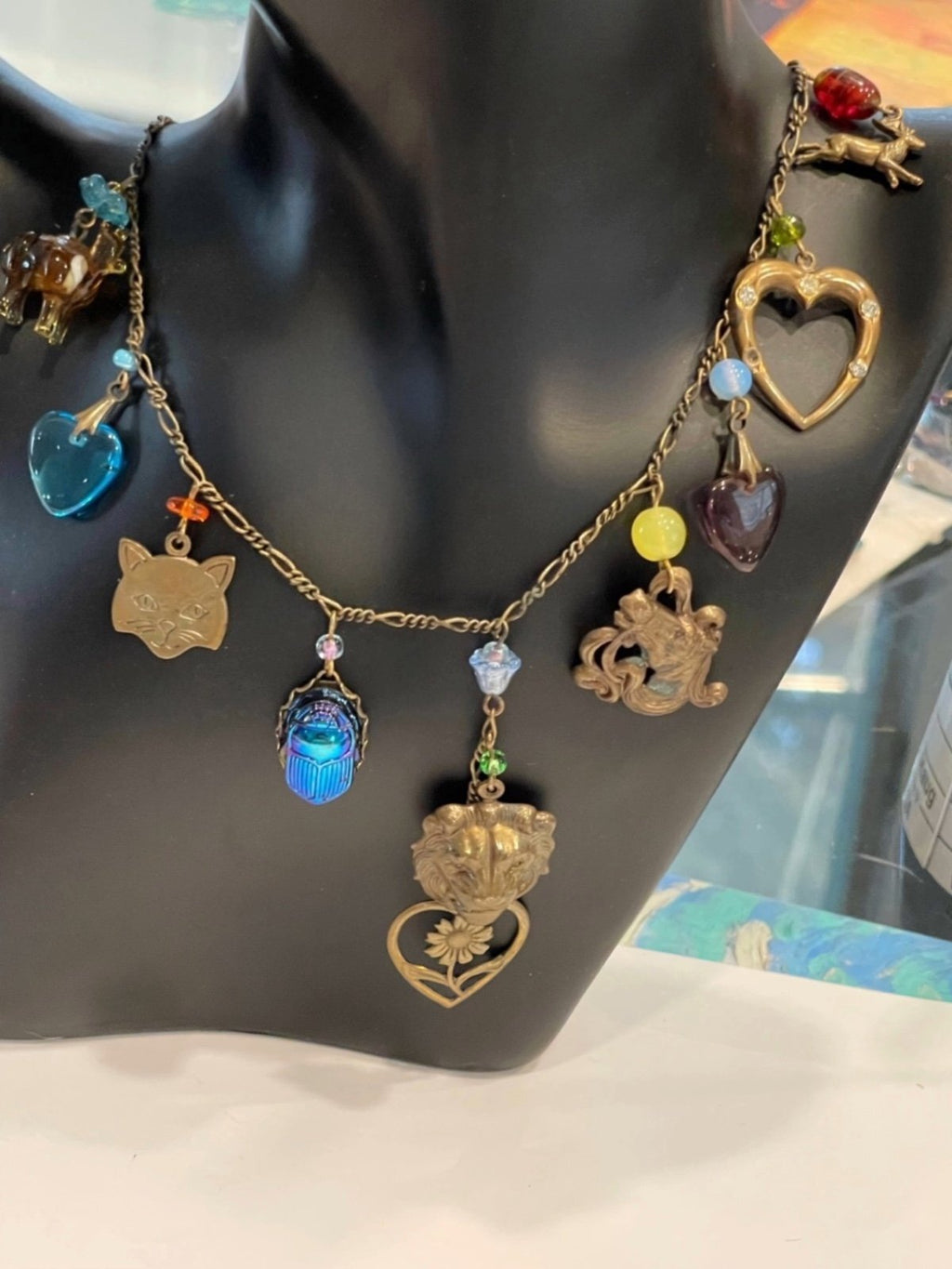28in Glass Works Studio Ltd Charm Necklace