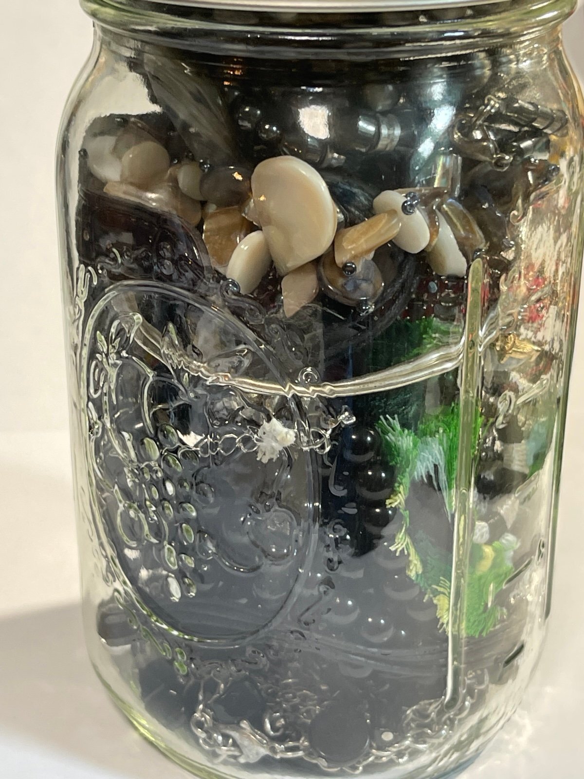 Wearable Quart Mason Mystery Jar Costume Jewelry Lot