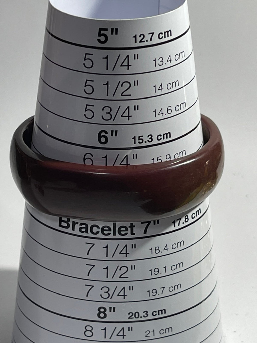 Vintage Brown Bakelite Cuff Bracelet