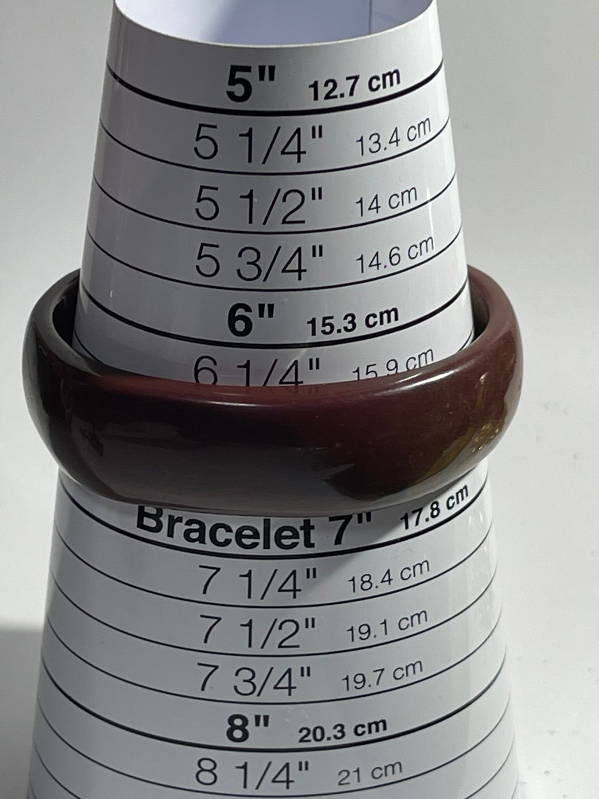 Vintage Brown Bakelite Cuff Bracelet