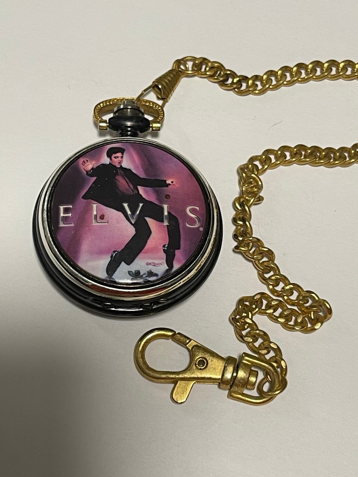 Elvis Presley Franklin Mint Collector Pocket Watch