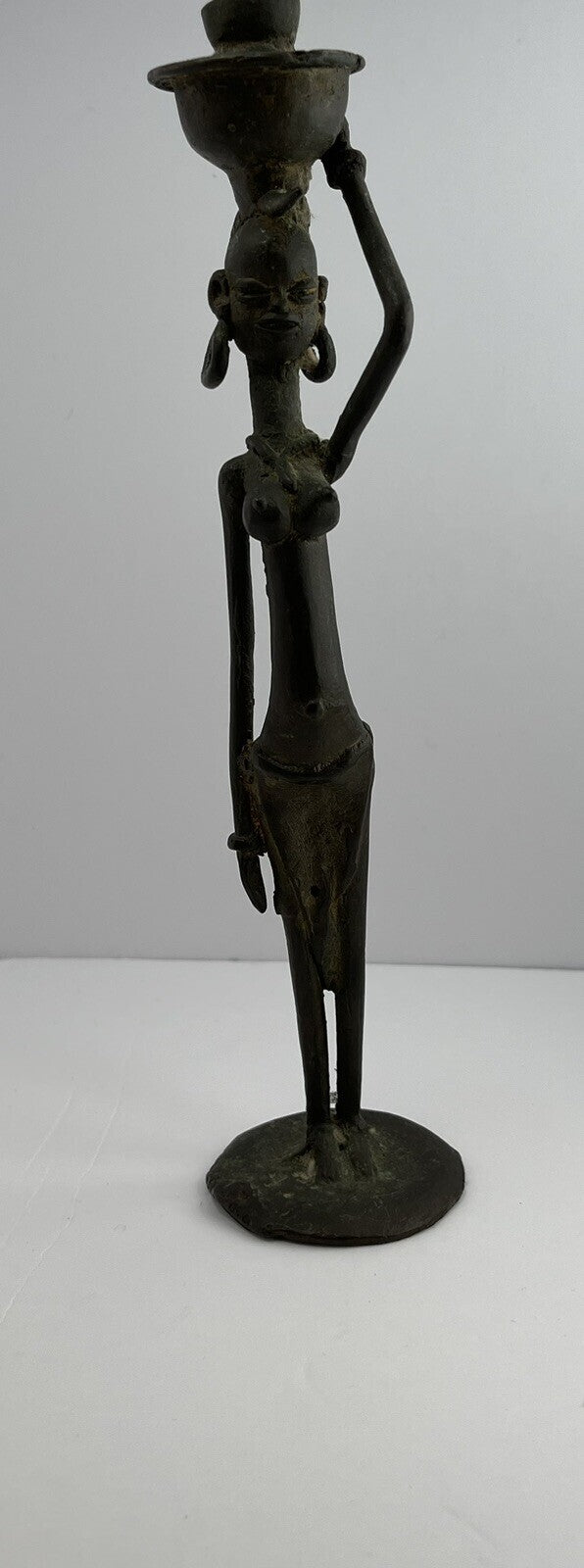 Vintage Mid-70s To Mid-80s West African Bronze Statuine