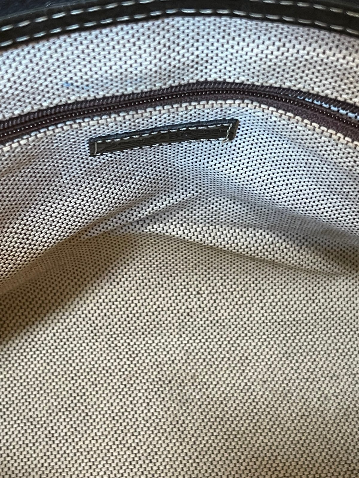 Dooney & Bourke Gray Black DB Monogram Satchel Shoulder Bag Zip Top