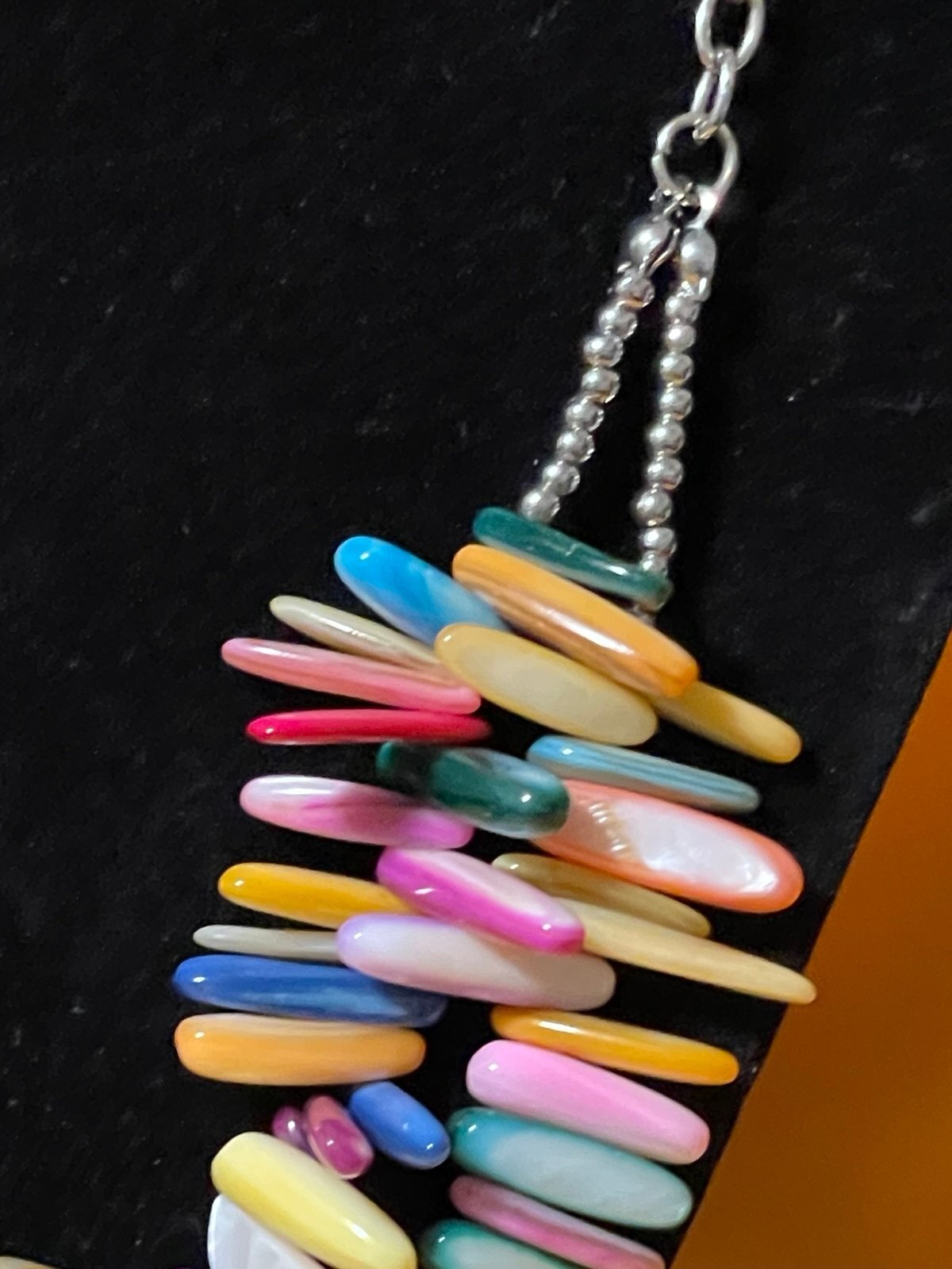 Tropic Pop DoubleStrand Shell Spike Necklace (20”)