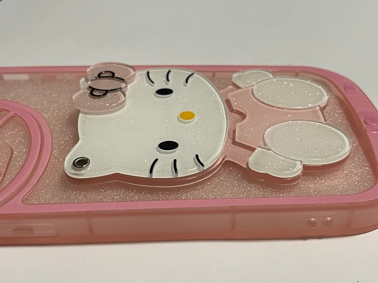 Super Cute! Pink Kitty IPhone 11 Phone Case with Mirror