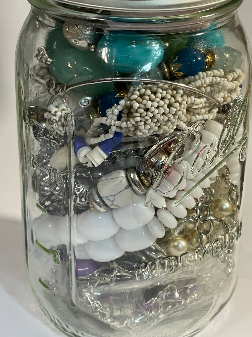 Wearable Quart Mason Mystery Jar Costume Jewelry Lot