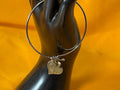 Dune Handmade Heart Charm Beach Bangle Bracelet