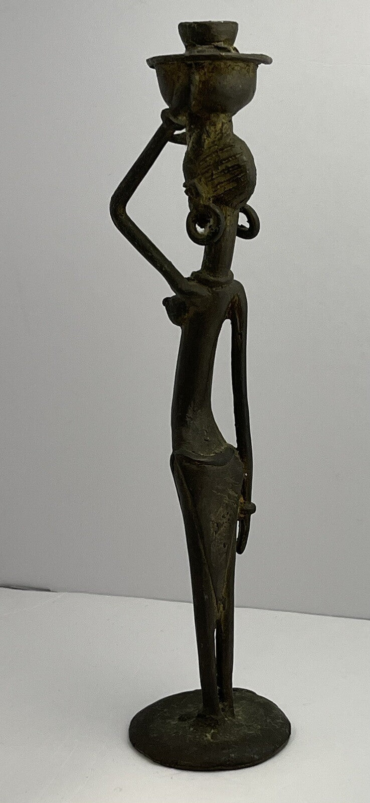 Vintage Mid-70s To Mid-80s West African Bronze Statuine
