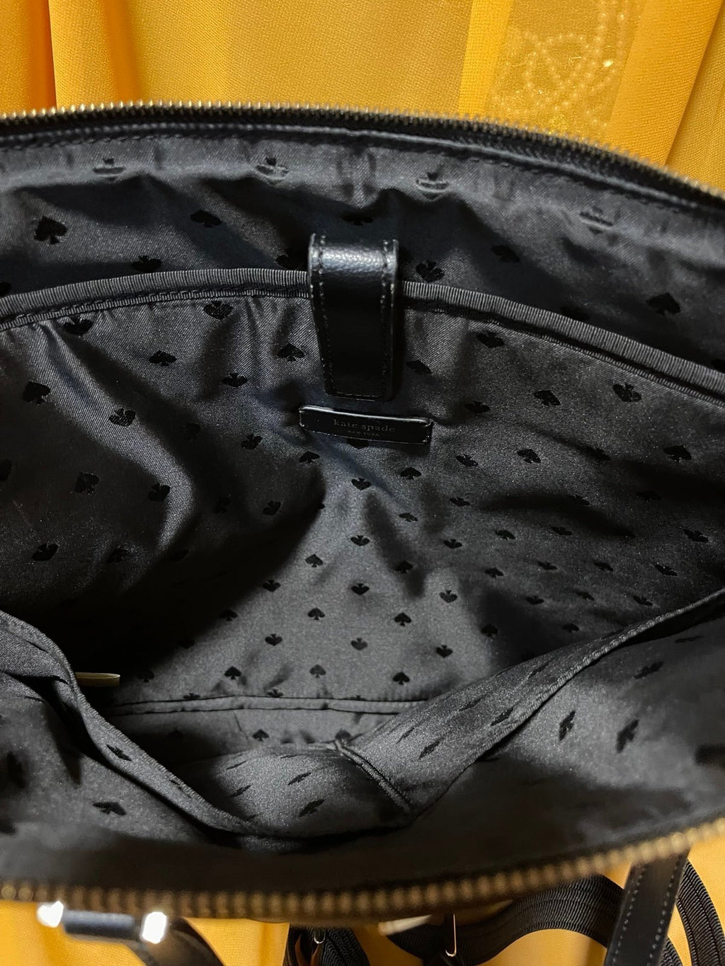 Kate Spade Nylon Laptop Tote Black Work Bag Crossbody Shoulder Bag
