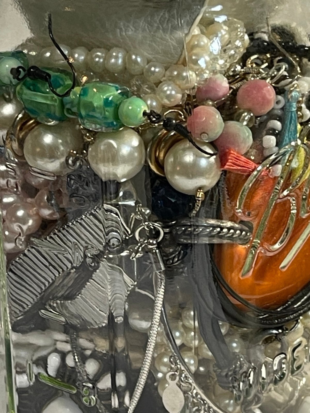 Wearable Quart Mason Mystery Jar Costume Jewelry Lot