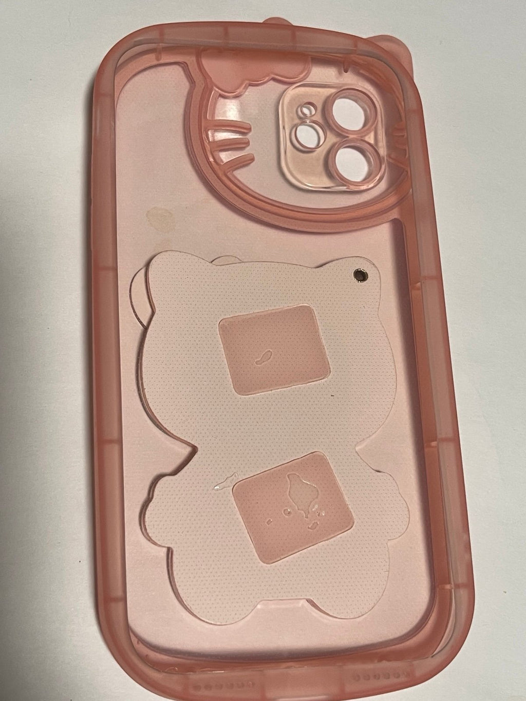 Super Cute! Pink Kitty IPhone 11 Phone Case with Mirror