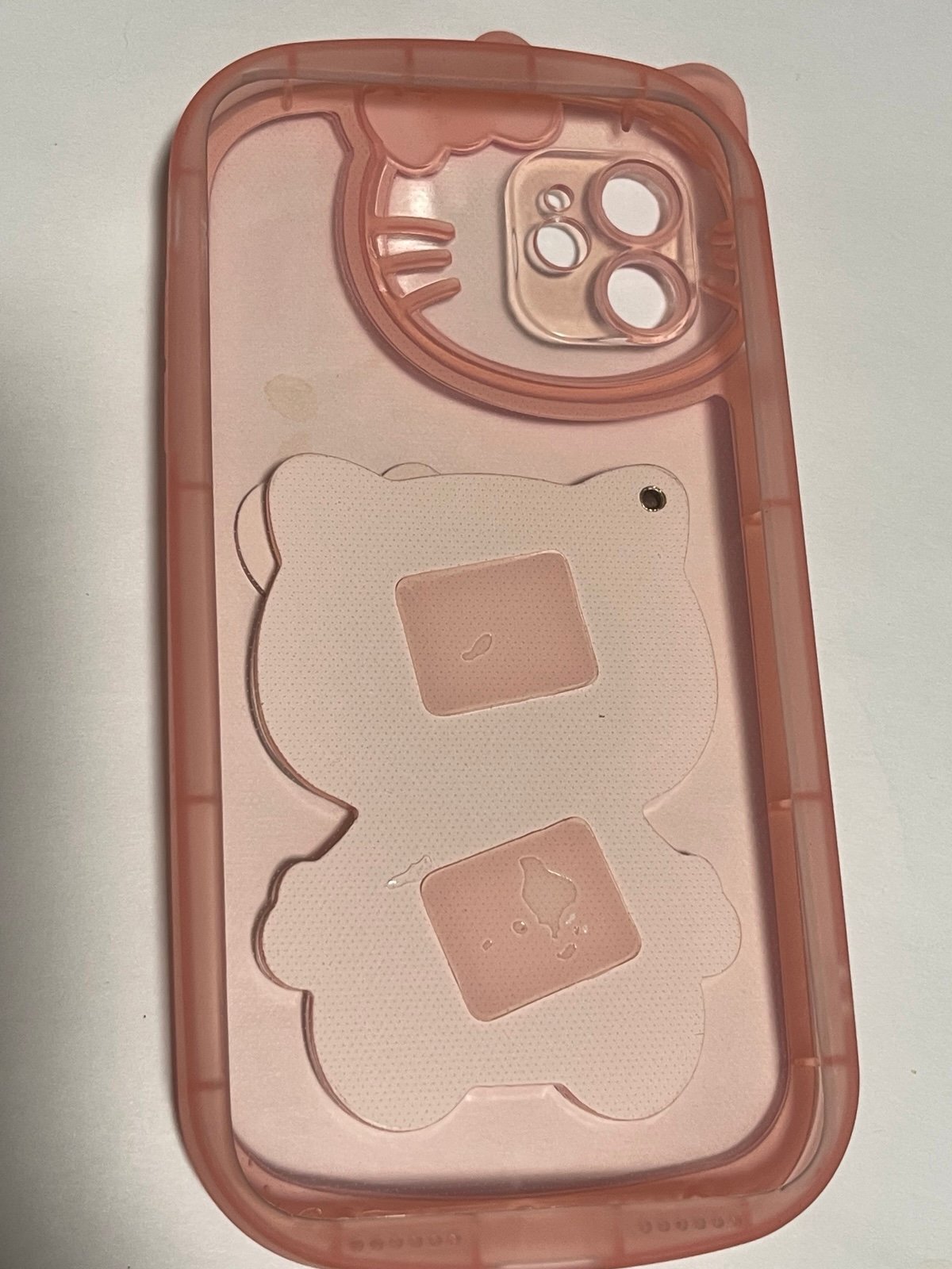 Super Cute! Pink Kitty IPhone 11 Phone Case with Mirror