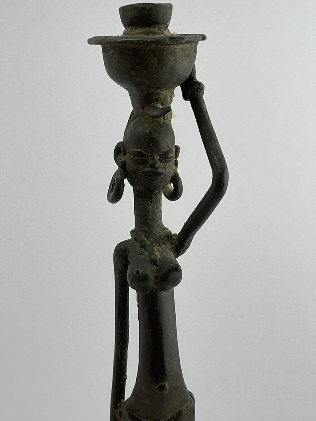 Vintage Mid-70s To Mid-80s West African Bronze Statuine