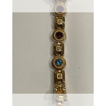 Jules Jürgensen Ladies Watch Amethyst, Ruby, Topaz Stones