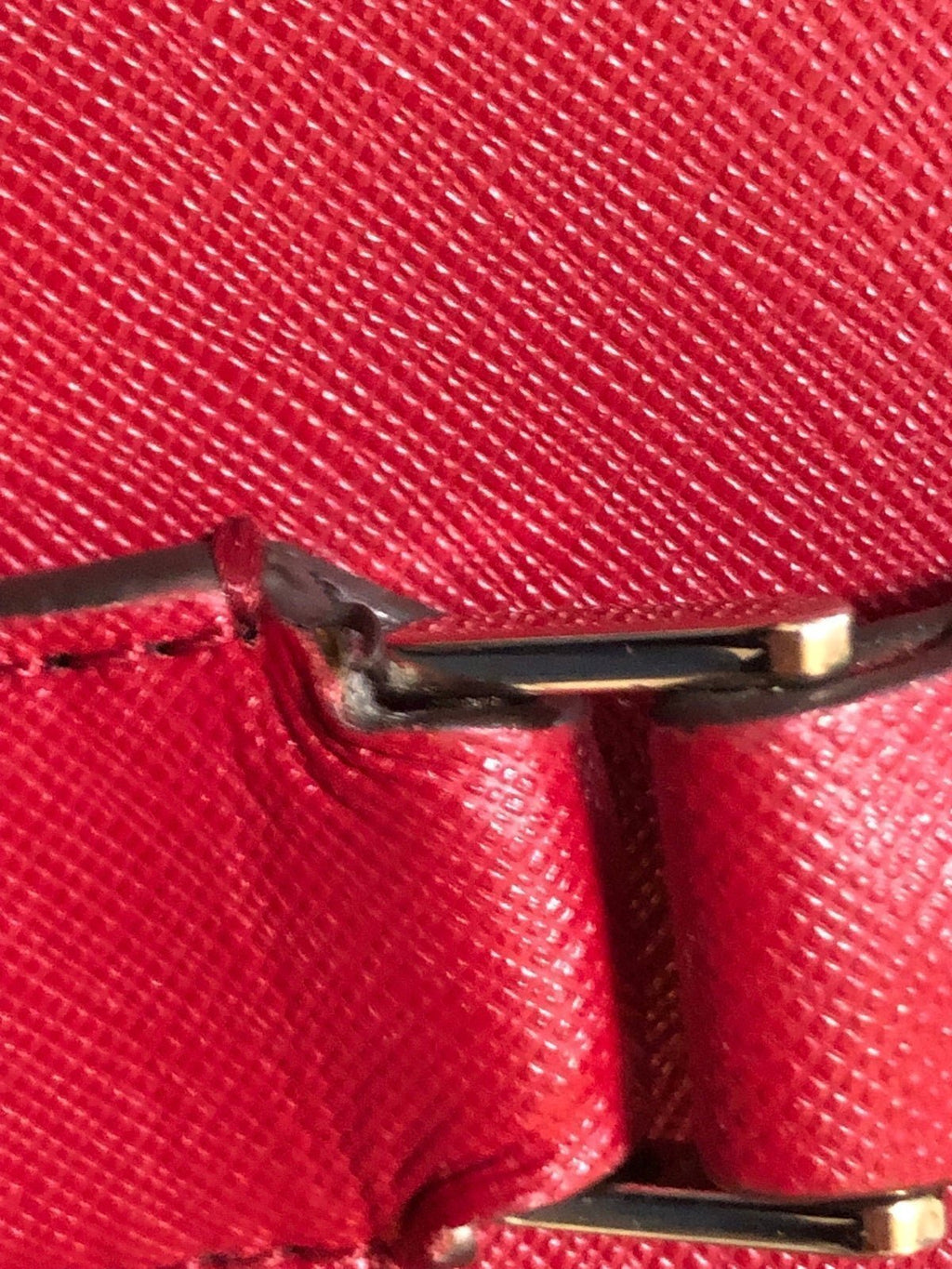 Kate Spade Cameron Red Leather Handbag + COA