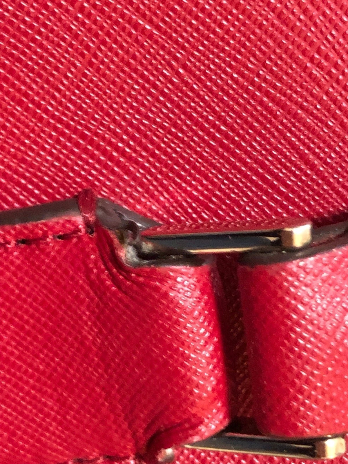 Kate Spade Cameron Red Leather Handbag + COA