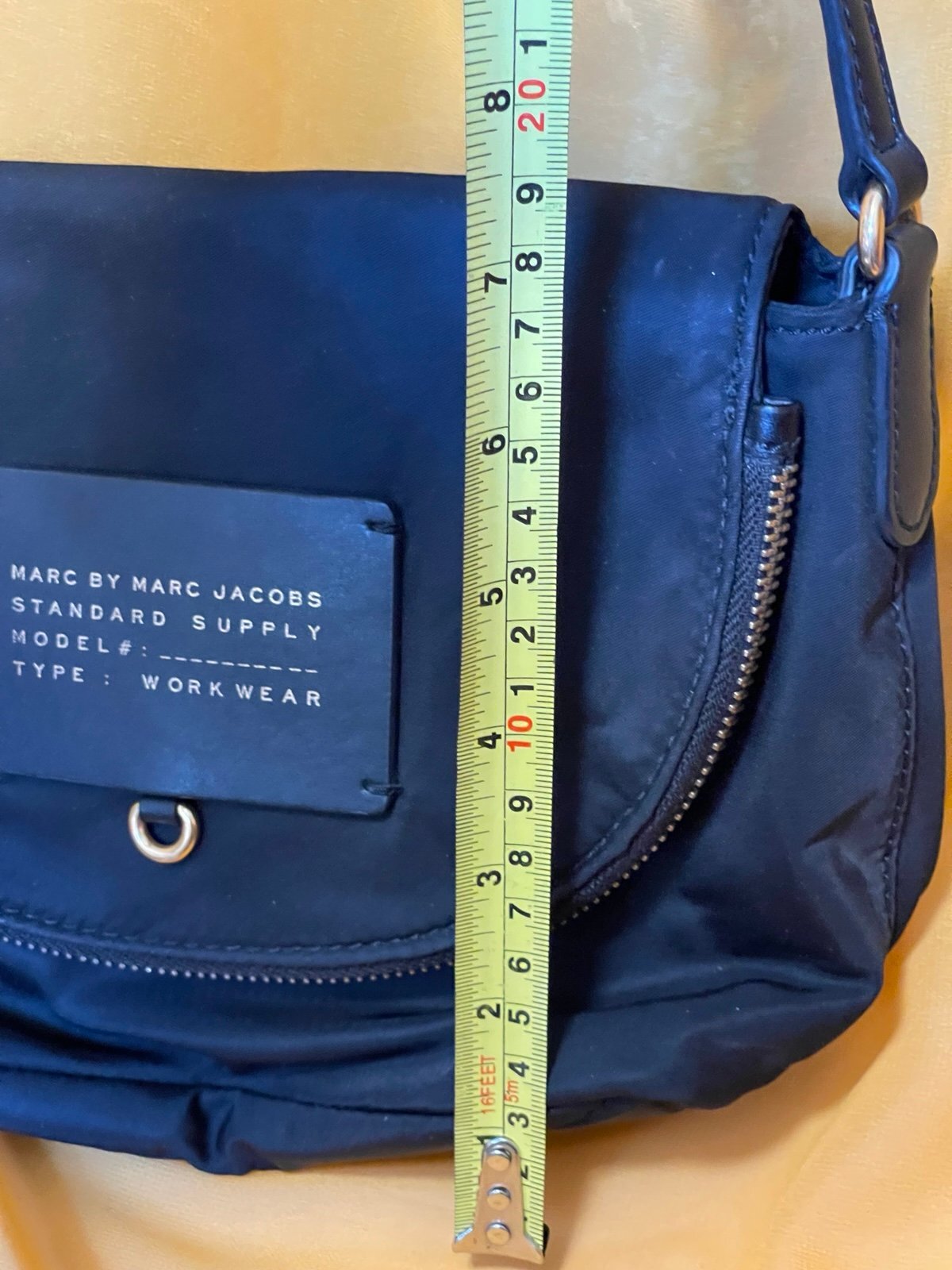 Marc by Marc Jacobs Nylon Crossbody Black Standard Supply Workwear Flap Bag