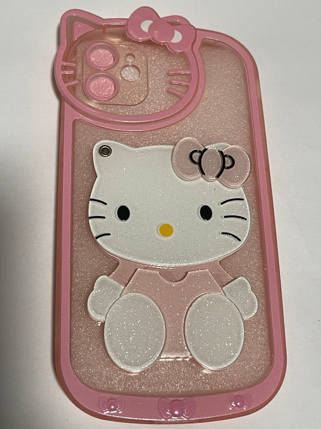 Super Cute! Pink Kitty IPhone 11 Phone Case with Mirror