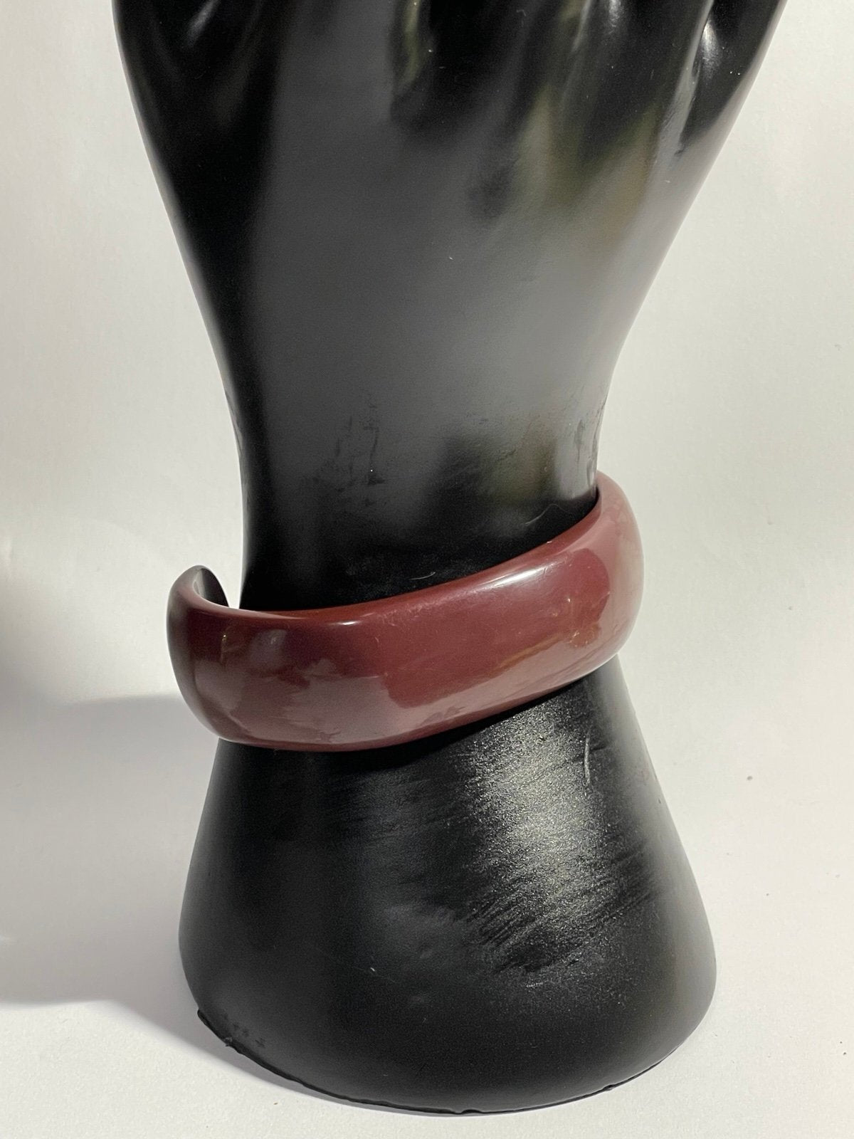 Vintage Brown Bakelite Cuff Bracelet