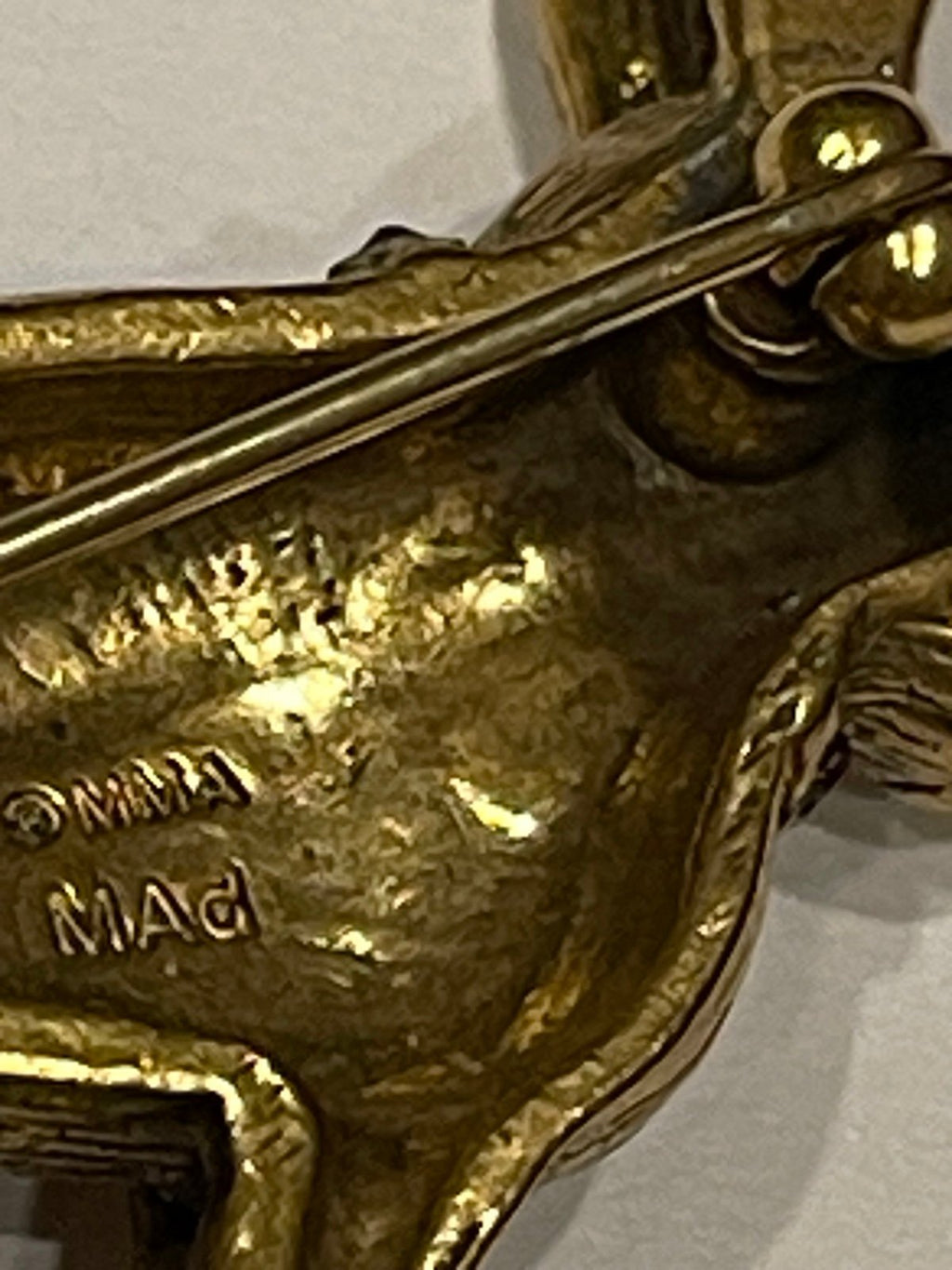 Vintage Metropolitan Museum of Art MAd Rabbit Brooch