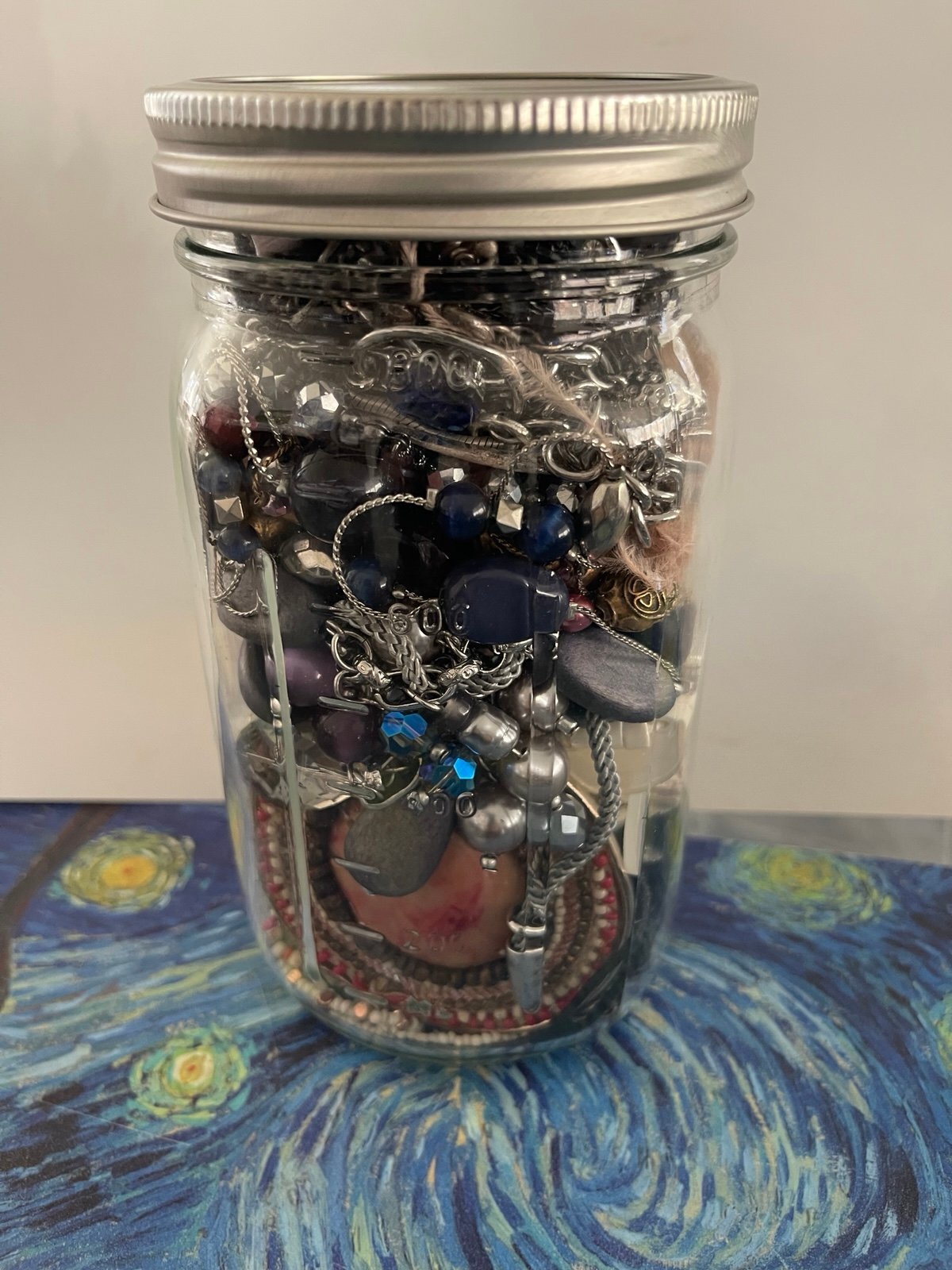 Chico’s Lot/Jar of Jewelry 15 pieces