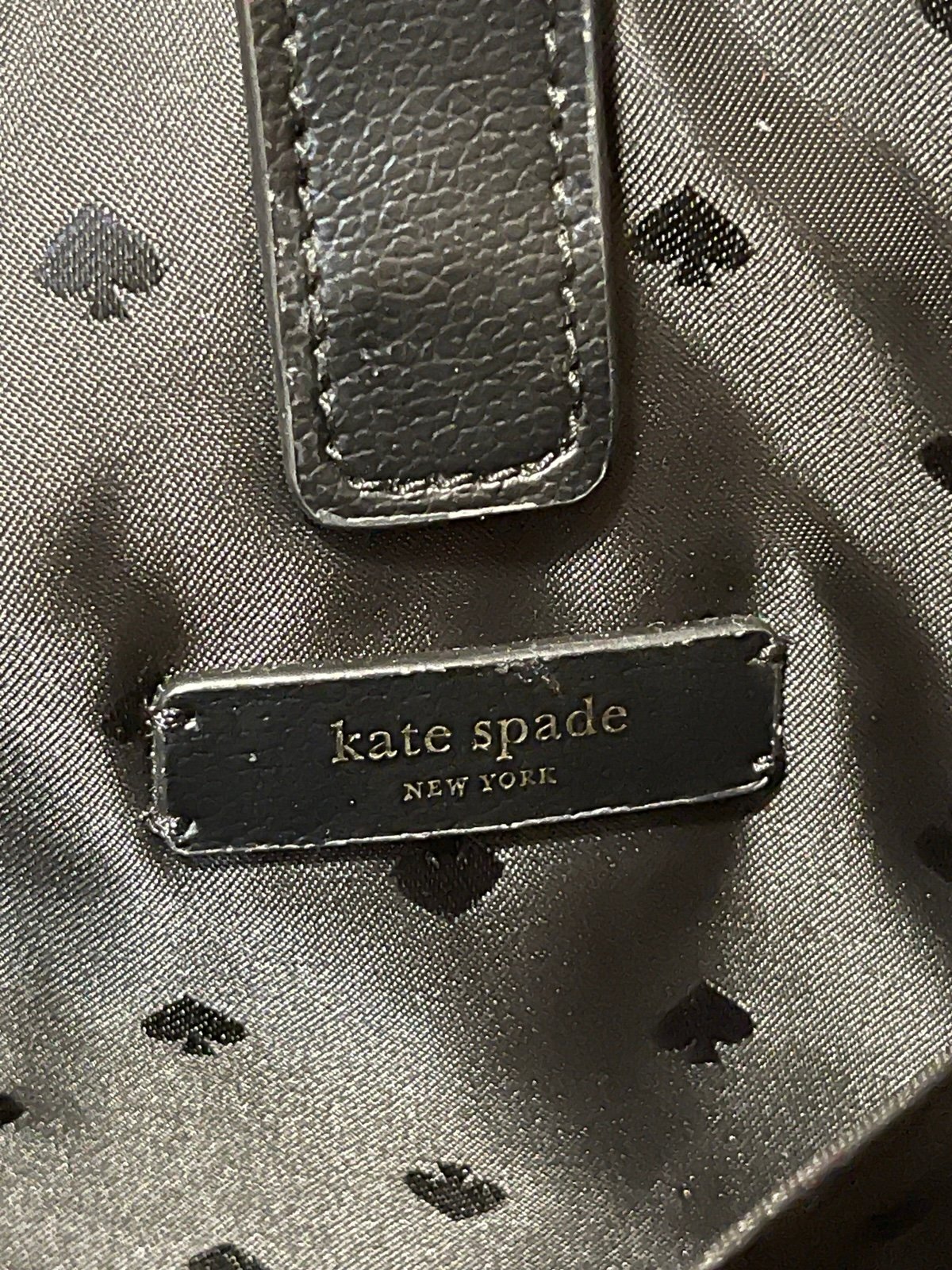 Kate Spade Nylon Laptop Tote Black Work Bag Crossbody Shoulder Bag
