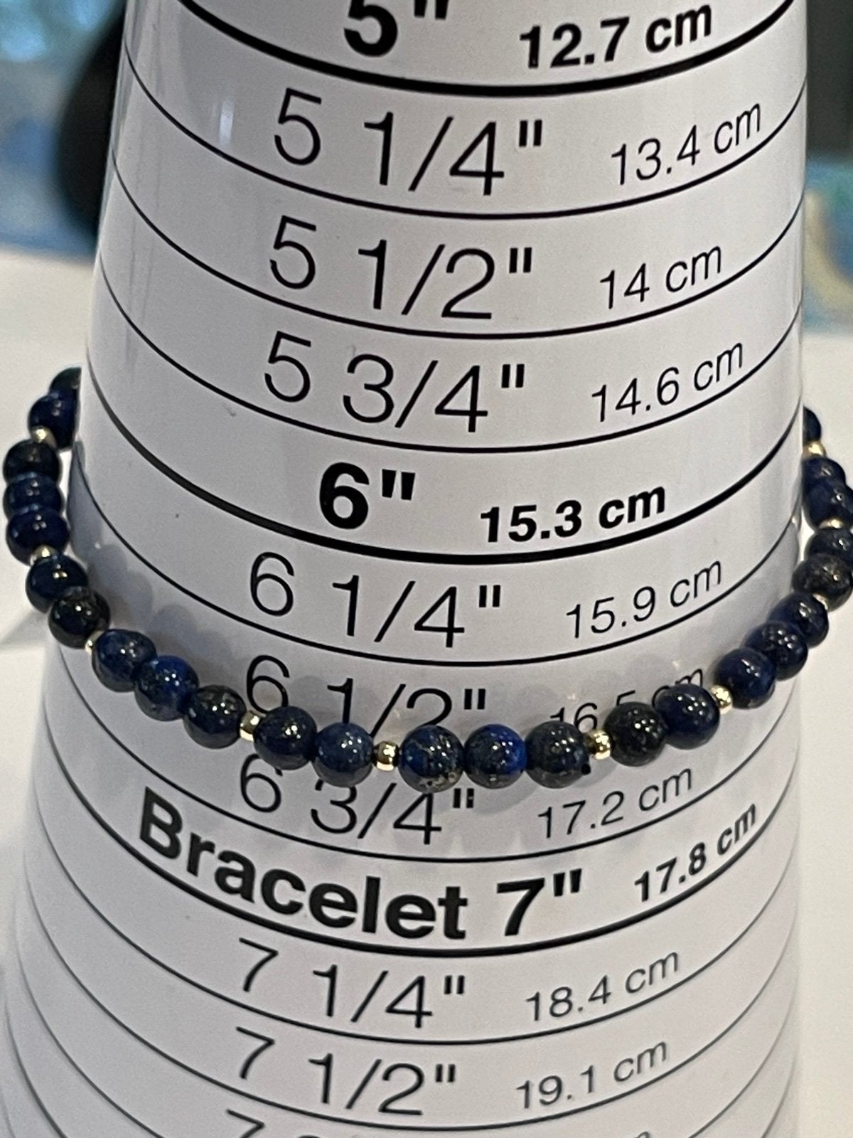 14k and Lapis Bracelet