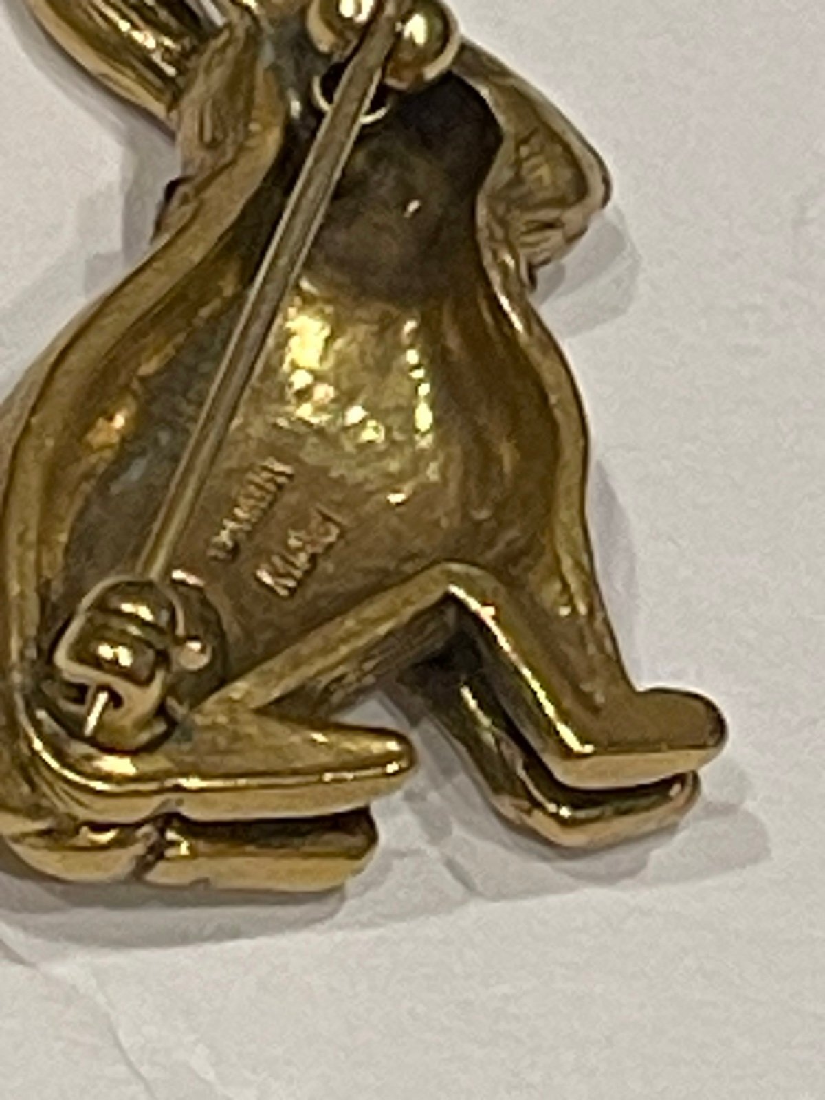 Vintage Metropolitan Museum of Art MAd Rabbit Brooch
