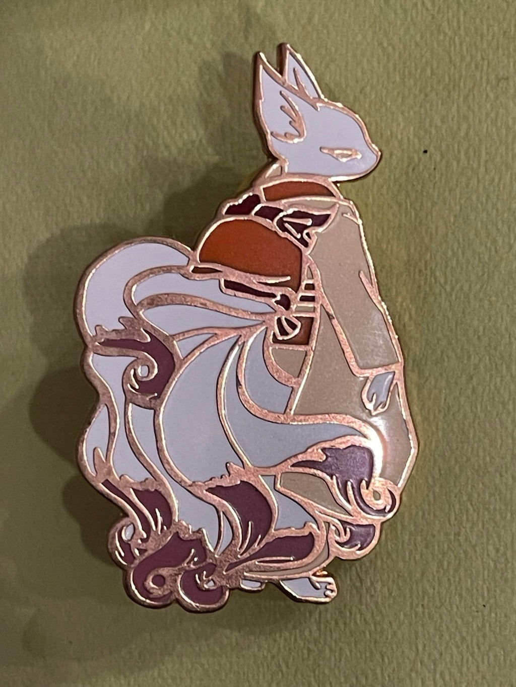 Three Muses Inc. Folklore Tea Enamel Pin Set (5) – Kitsune & Yōkai