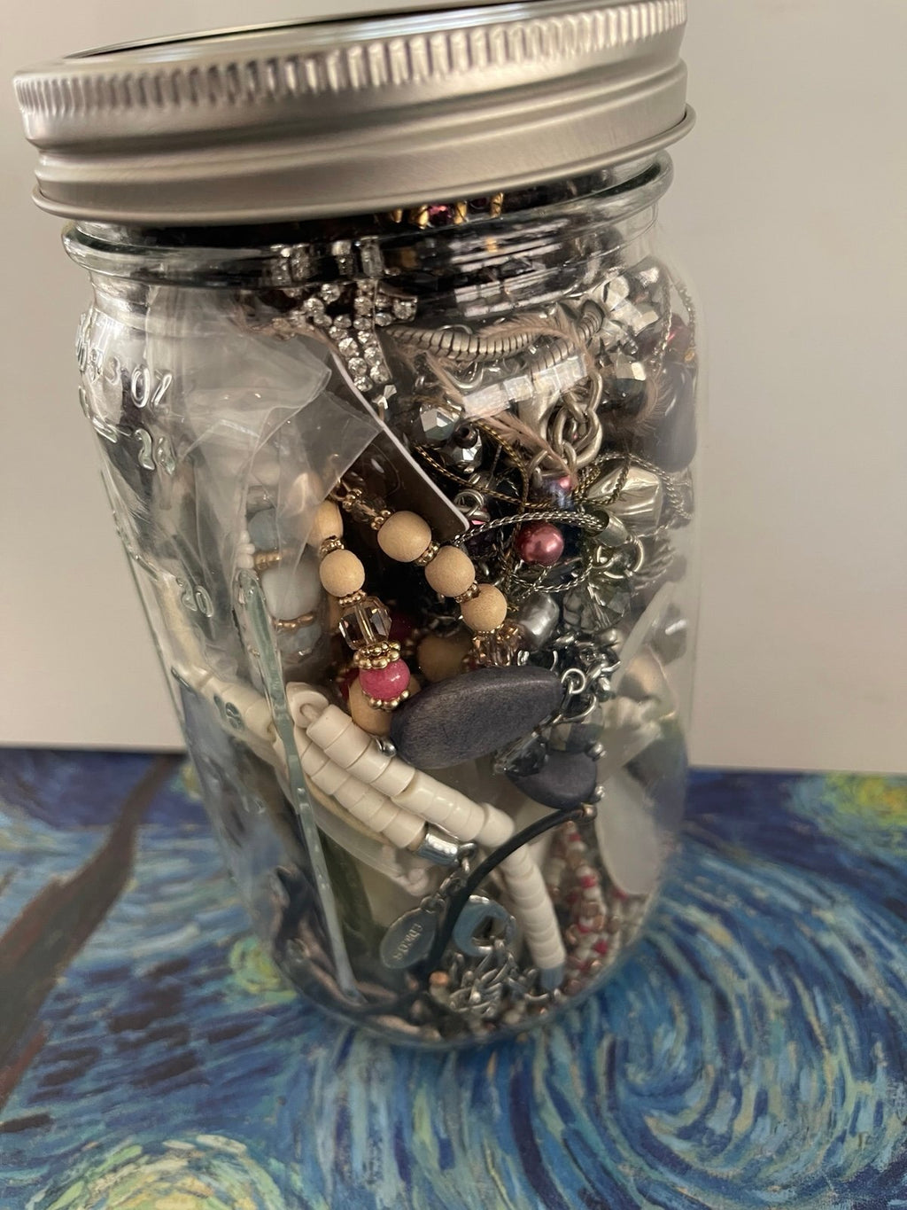 Chico’s Lot/Jar of Jewelry 15 pieces