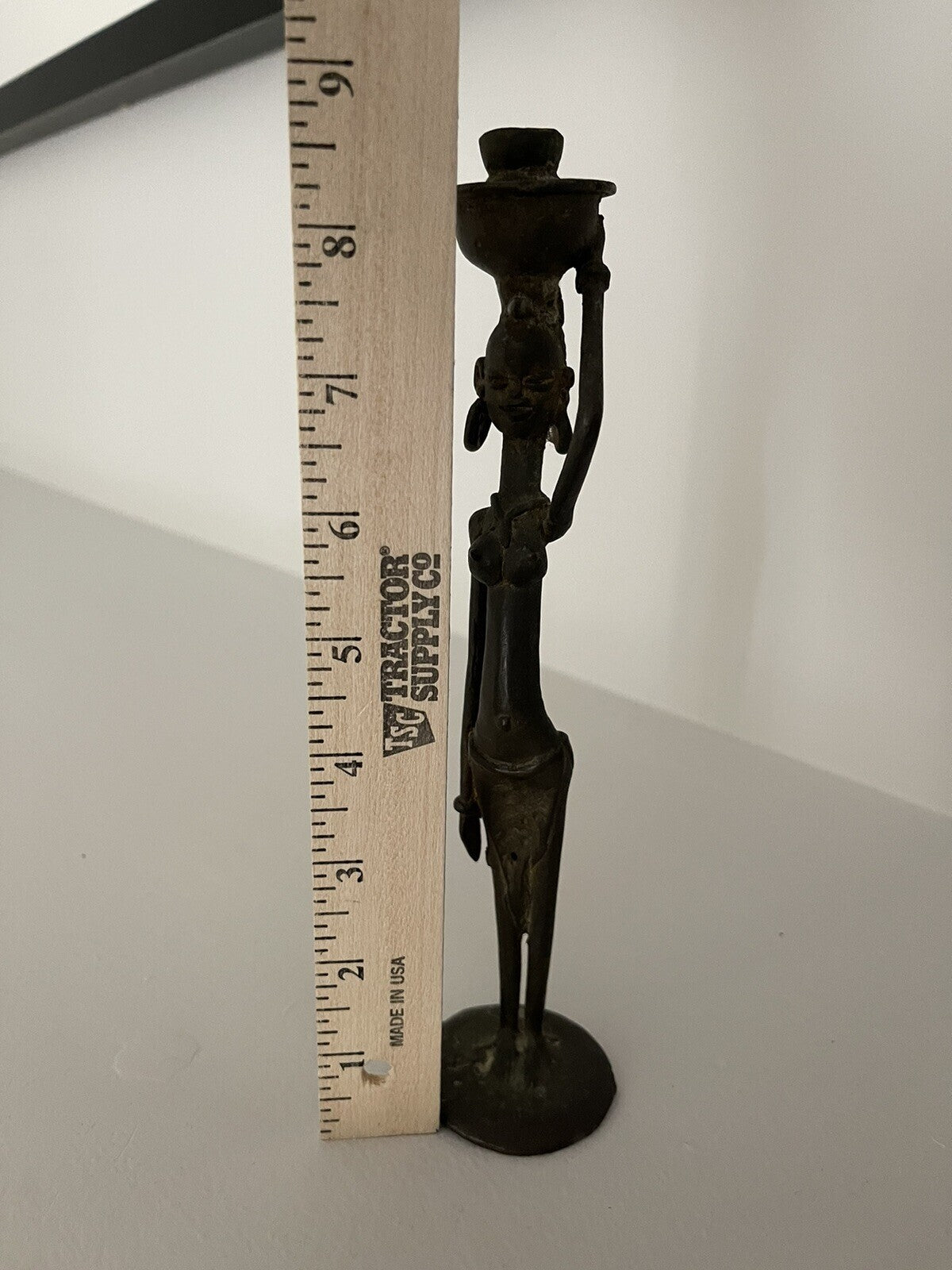Vintage Mid-70s To Mid-80s West African Bronze Statuine