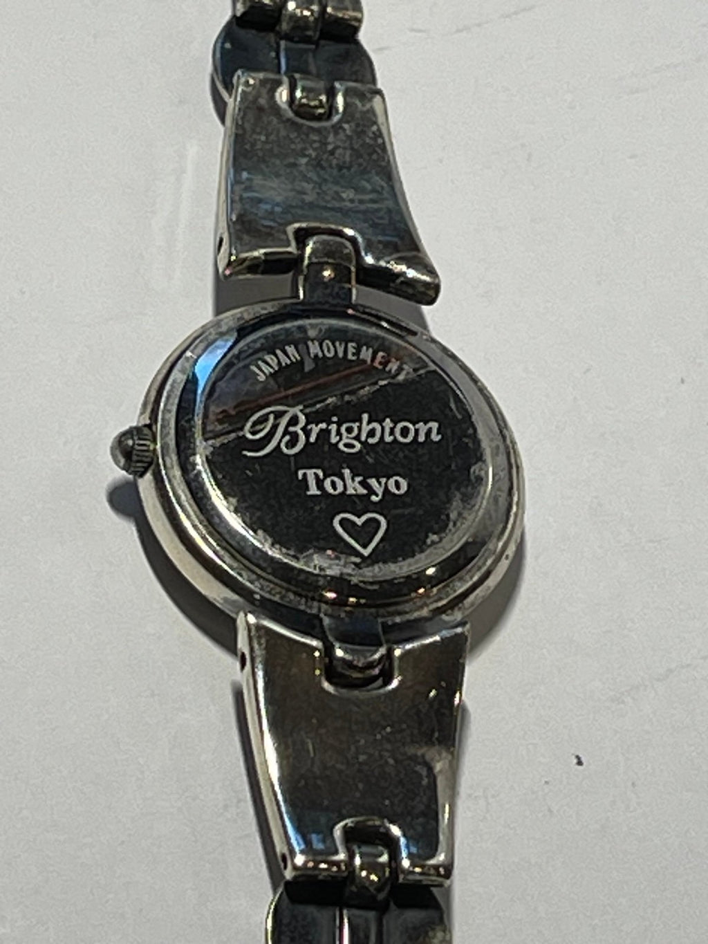 Brighton Tokyo Silver Tone Southwestern Link Bracelet Watch