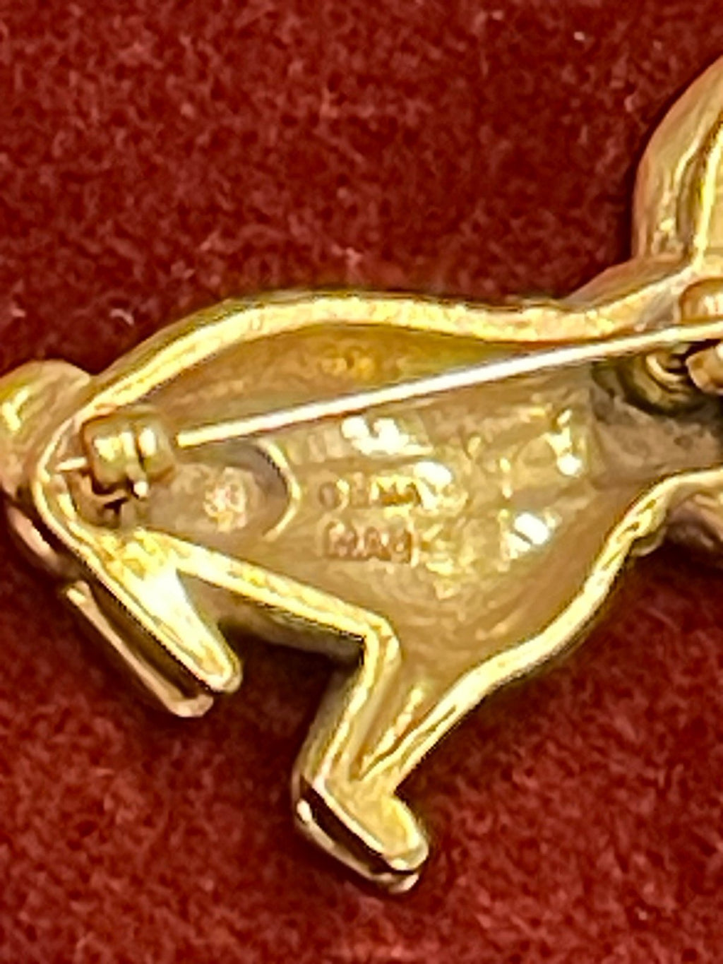 Vintage Metropolitan Museum of Art MAd Rabbit Brooch