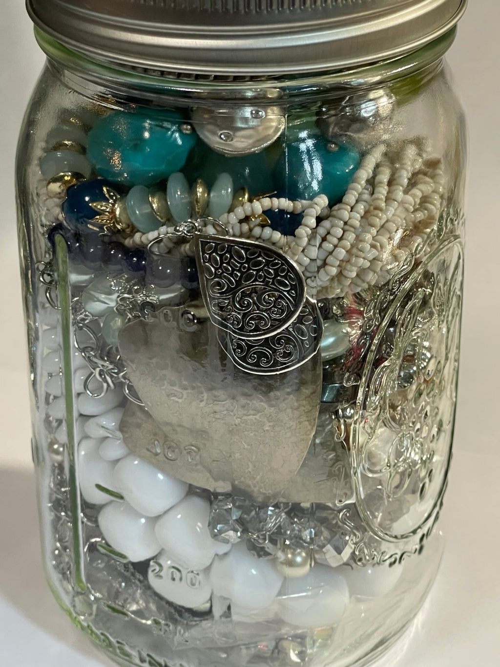 Wearable Quart Mason Mystery Jar Costume Jewelry Lot