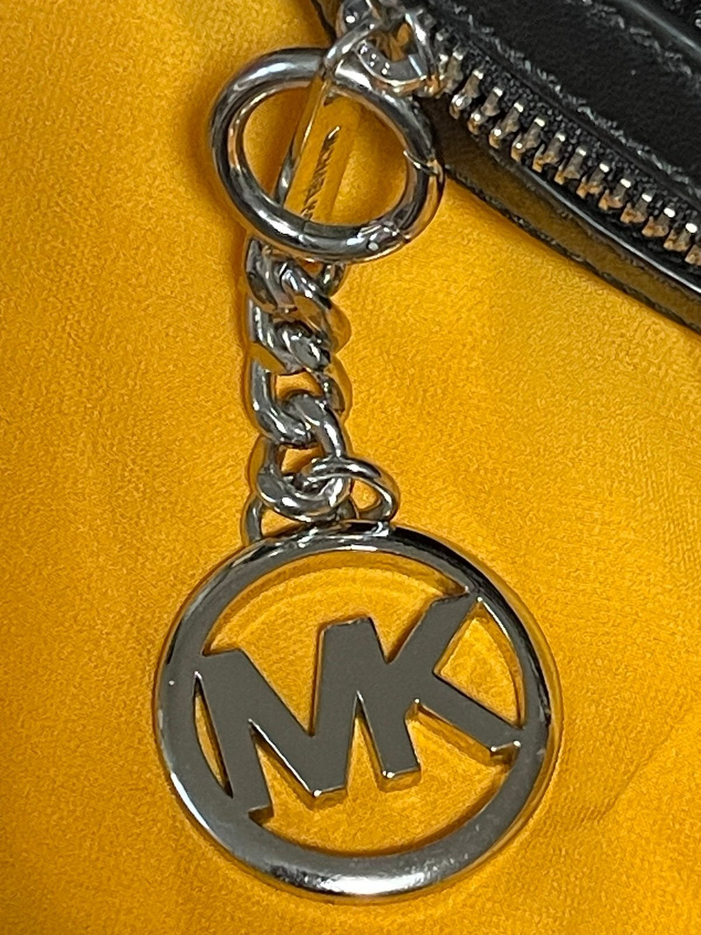 Michael Kors Black Quilted Leather Chain Shoulder Bag MK
