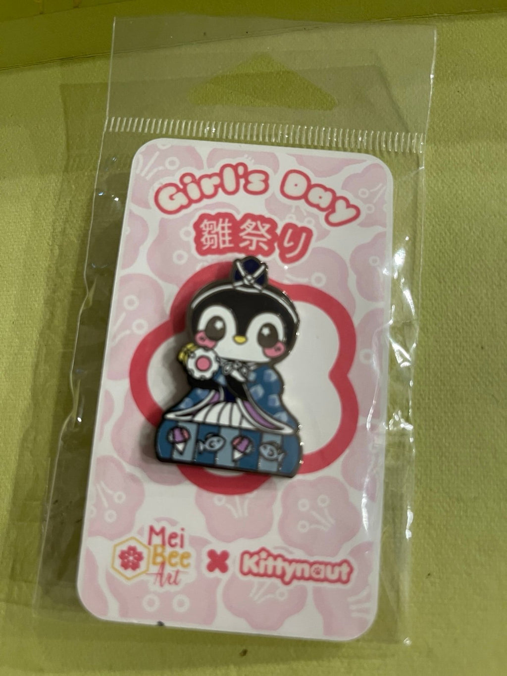 Girl’s Day Hinamatsuri Enamel Pin Set (6) – Mei Bee Art × Kittynaut