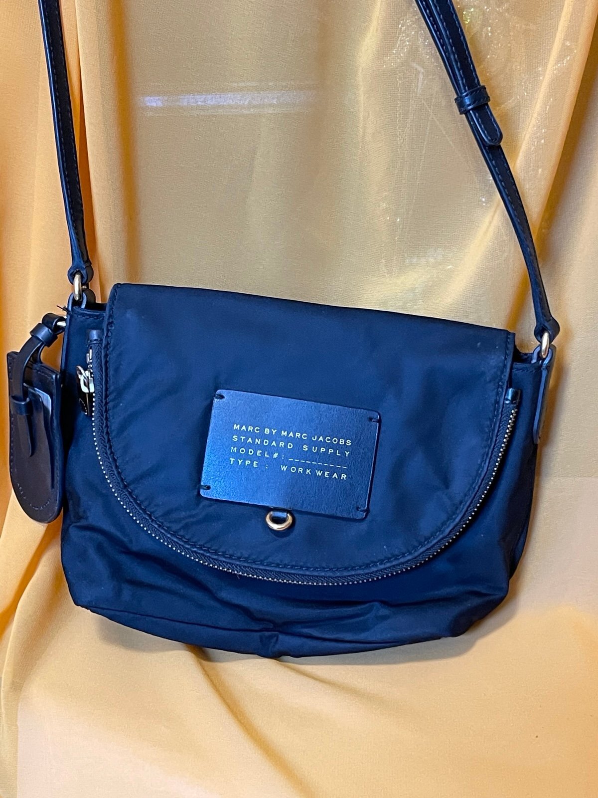Marc by Marc Jacobs Nylon Crossbody Black Standard Supply Workwear Flap Bag