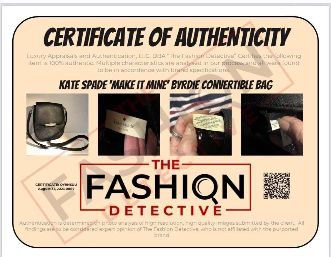 Kate Spade Make It Mine Byrdie Convertible Crossbody Bag / Purse