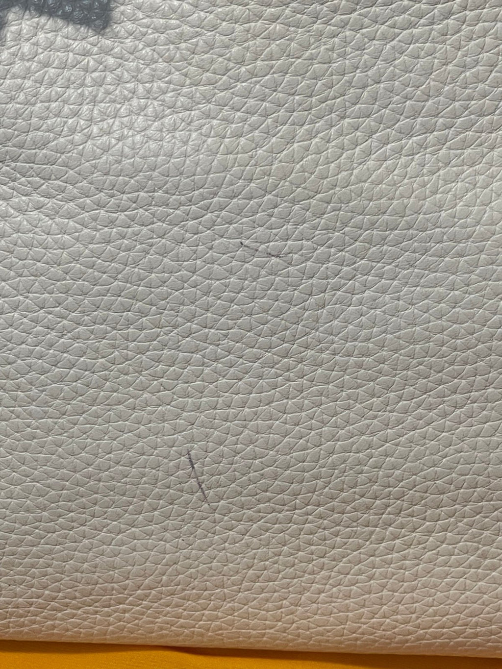 Kate Spade Cream Pebbled Leather Satchel Tote Crossbody Bag Belt Detail