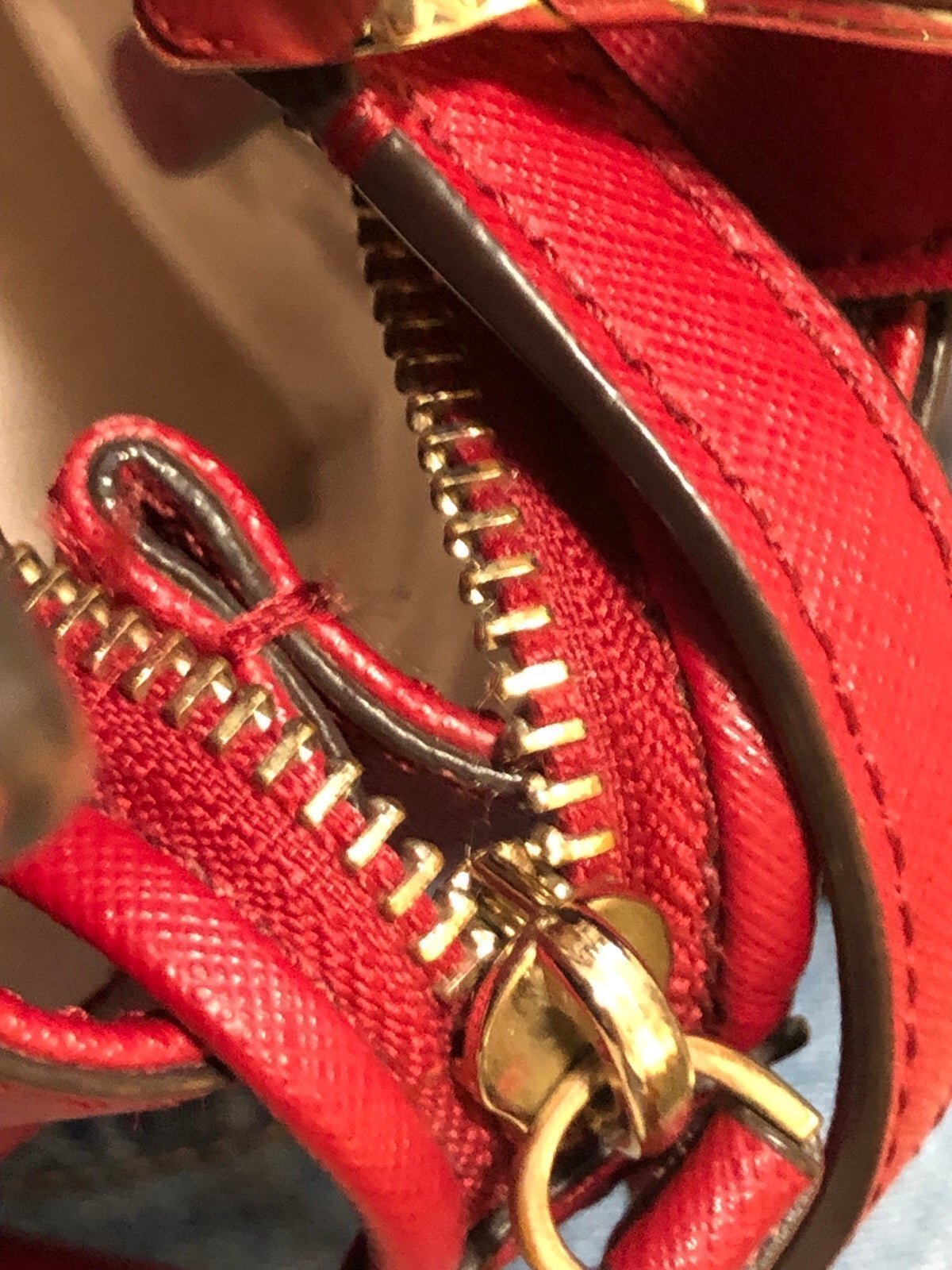 Kate Spade Cameron Red Leather Handbag + COA