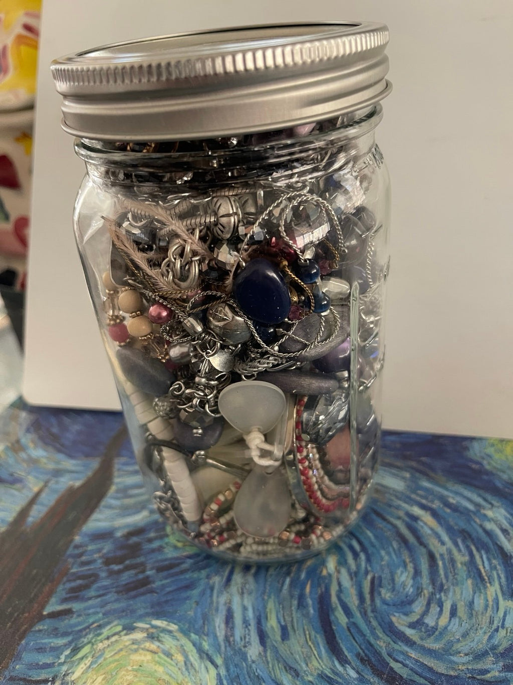 Chico’s Lot/Jar of Jewelry 15 pieces